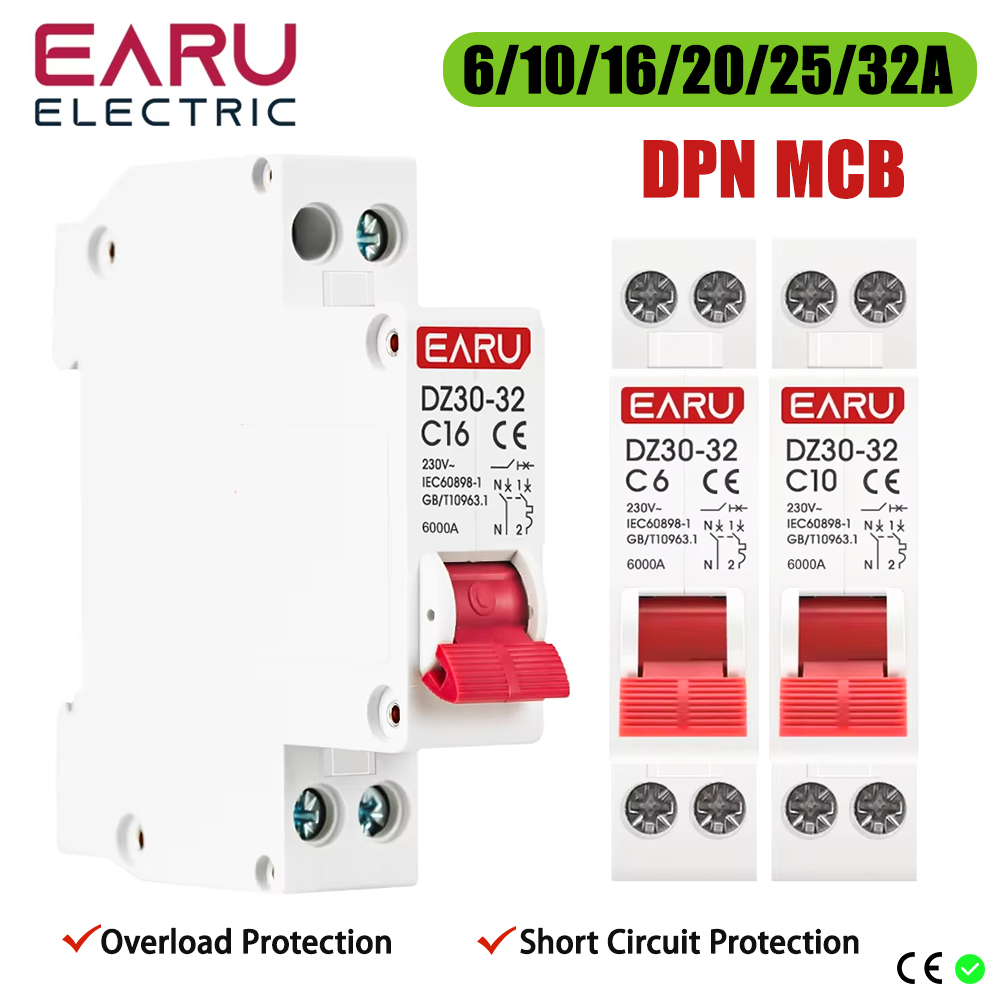 DZ30-32 DPN 1P + N 미니 회로 차단기 M - Din Rail Circuit Breaker 리뷰 및 가격