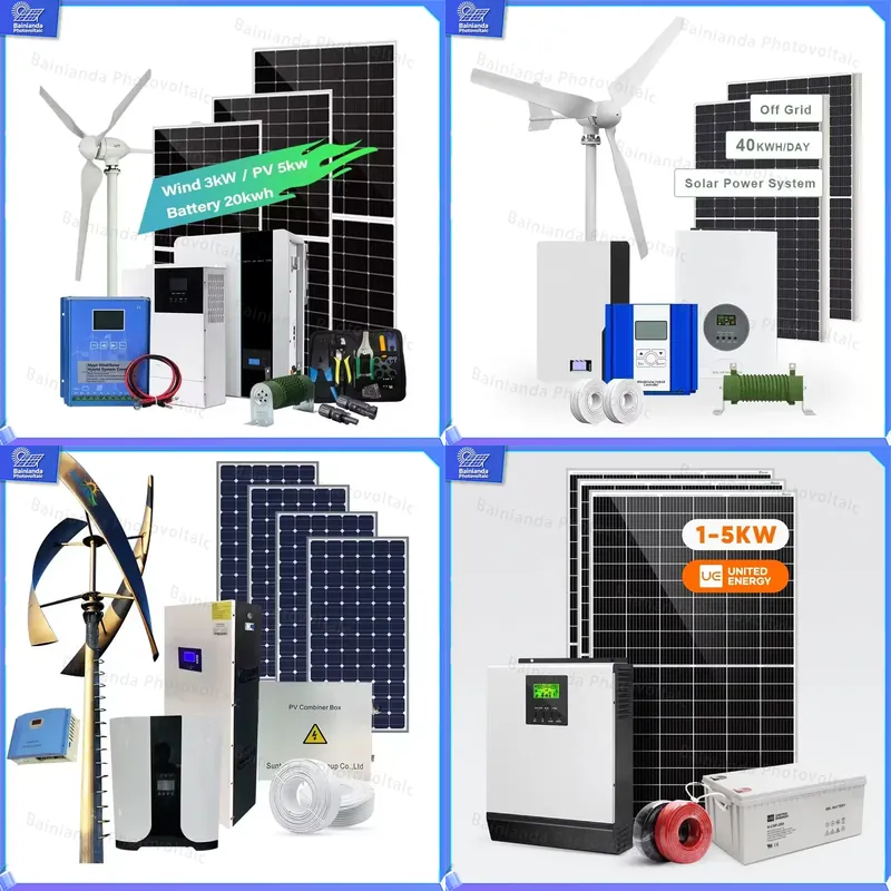 3KW 태양광 풍력 터빈 발전기 5KW 하이브리드 컨트 - Wind Solar Hybrid Kit 리뷰 및 가격