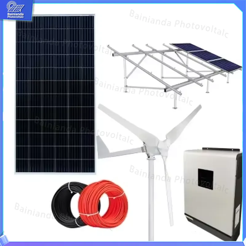 3KW 5KW 10KW 하이브리드 풍력 태양광 발전 시 - Wind Solar Hybrid Kit 리뷰 및 가격