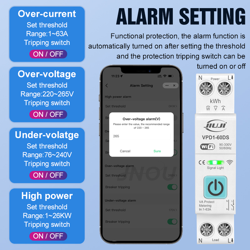 스마트 WiFi DIN 레일 스위치 1P 투야 앱 원격 - Din Rail Circuit Breaker 리뷰 및 가격
