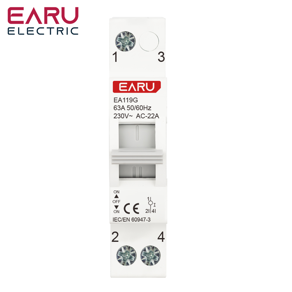 EARU 1P 40A 63A AC 230V DIN 레일 - Din Rail Circuit Breaker 리뷰 및 가격