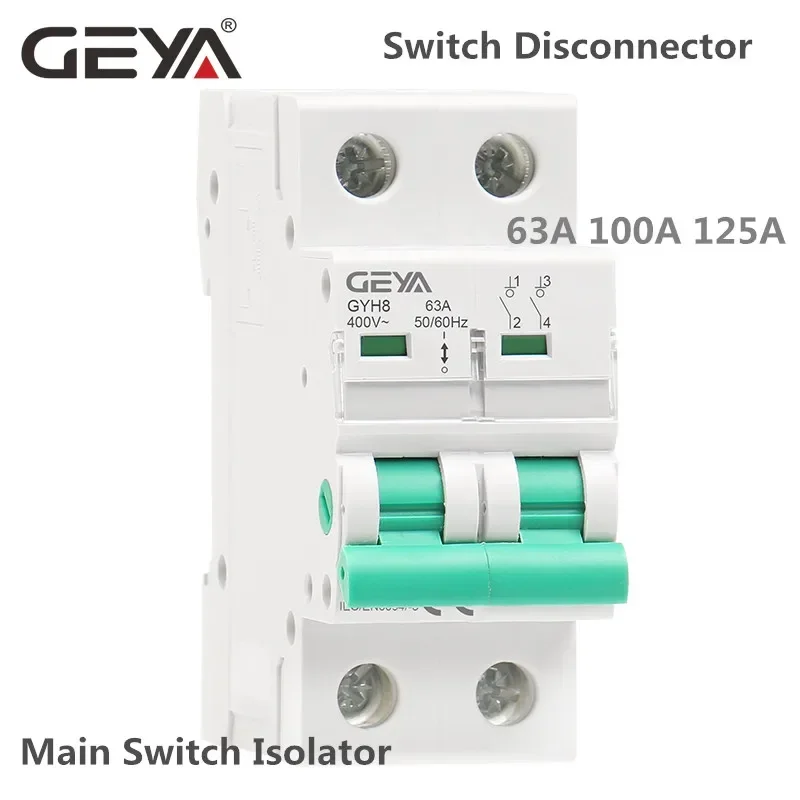 GEYA GYH8 DIN 레일 2극 4극 메인 스위치  - Din Rail Circuit Breaker 리뷰 및 가격